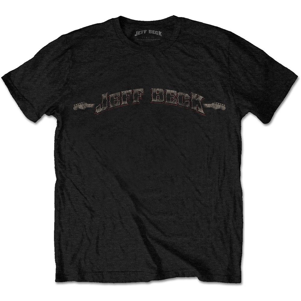Jeff Beck - Vintage Logo Tshirt Homme - Noir